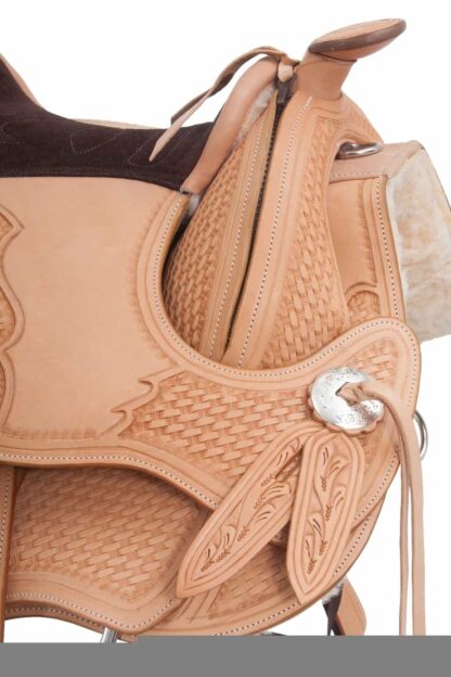 beautiful western saddle