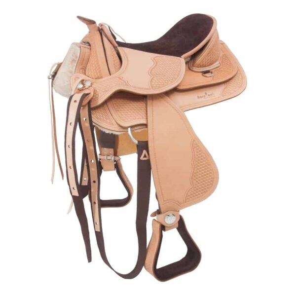 beautiful western saddle