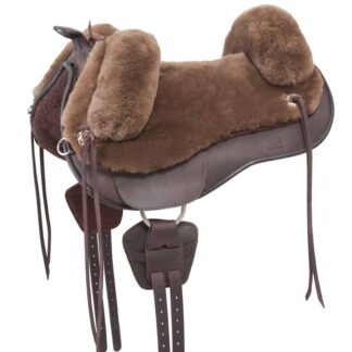 sheepskin saddle