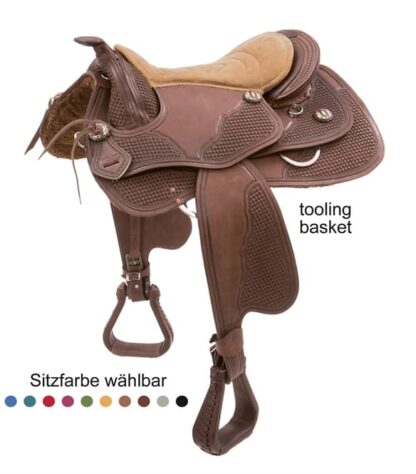 custom western saddle